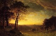 Albert Bierstadt Sacramento River Valley oil painting on canvas